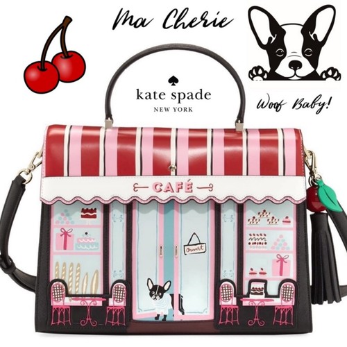 NWT Kate Spade MA CHERIE CAFE SATCHEL Top Handle Bag Antoine Boston