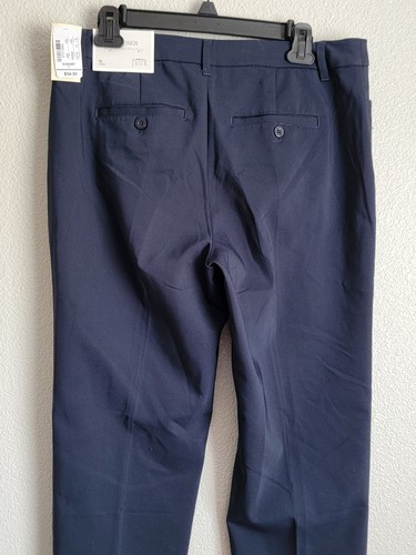 Christopher & Banks Trousers Womens Size 10S Shader Fit Mid Rise Color Dark Blue - Picture 11 of 16