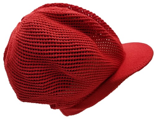 M/L Mesh Rasta Hat Cap Dreadlocks Tam 