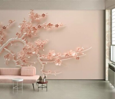 3D Art Branches G15815 Wallpaper Wall Murals Removable Self-adhesive Honey
