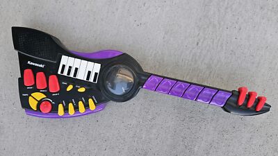 Vintage Kawasaki Guitar Toy Electronic Musical Music Instrument