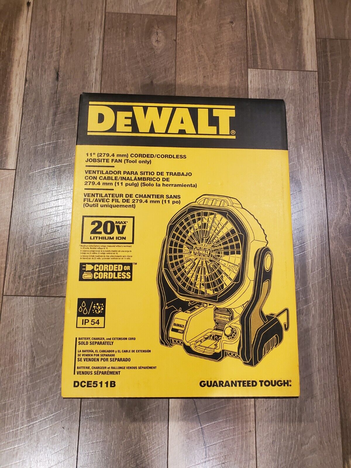 DEWALT+DCE511B+11+inch+Corded%2FCordless+Jobsite+Fan for sale online eBay