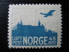 NORWAY Sc. #C1a scarce mint MNH airmail stamp! (1) SCV $125.00