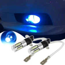 2pc Ice Blue 30-SMD Super Bright H3 LED Bulbs For Fog DRL Driving Daytime Lights