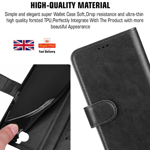 Premium Leather Flip Wallet Stand Case Cover For All Sony Xperia Mobile Phone UK - Picture 4 of 9