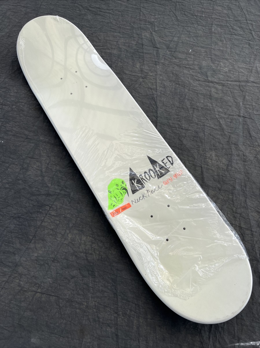 Krooked Skateboard Deck Mark Gonzales Art By Neckface signed Krooked Skateboard Deck Mark Gonzales Art By Neckface signed