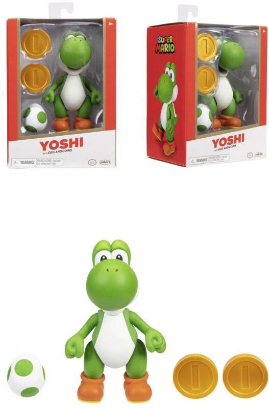 Super Mario - Yoshi Münzen 10 cm Figur (Sammlerbox) (NEU & OVP!)