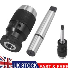 MT2-B18 1-16mm Self Tighten Keyless Lathe Drill Chucks + Taper Arbor uk
