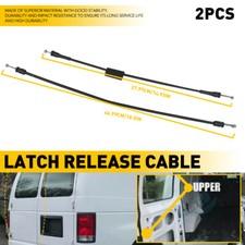 Rear Left Cargo Door Latch Release Cables for 1992 Ford E150 E250 E350 Van