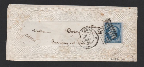 + stunning VALENTINE LETTER with very detailed embroidery effects / rare / XA487