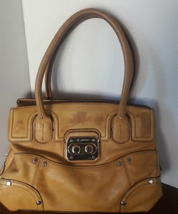 b makowsky yellow handbag