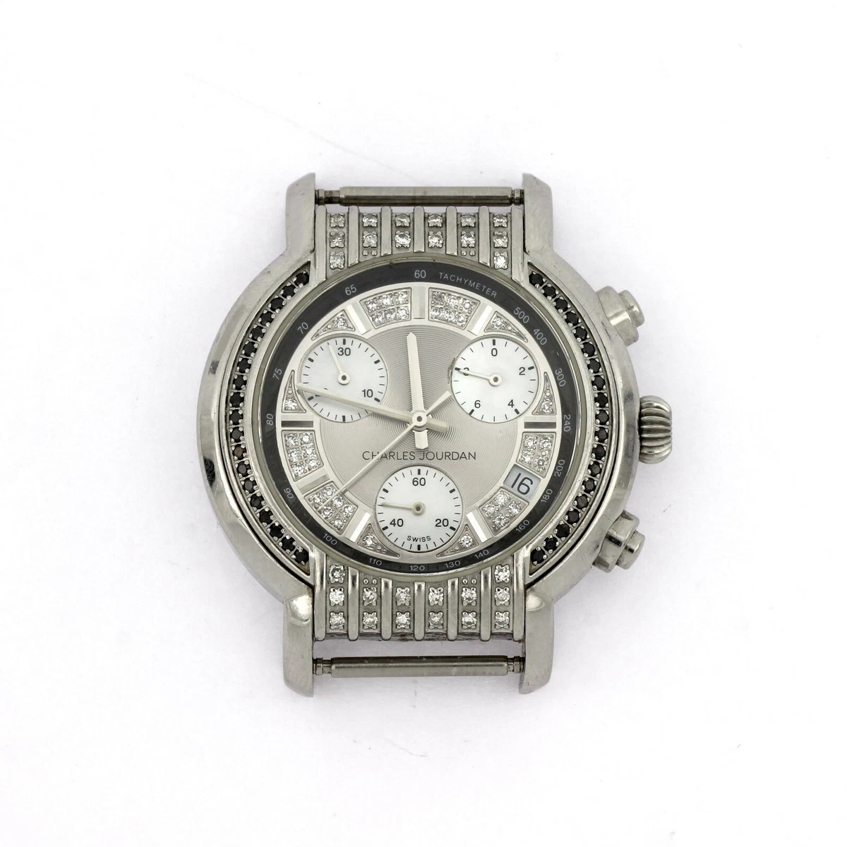 Charles jourdan diamond best sale watch