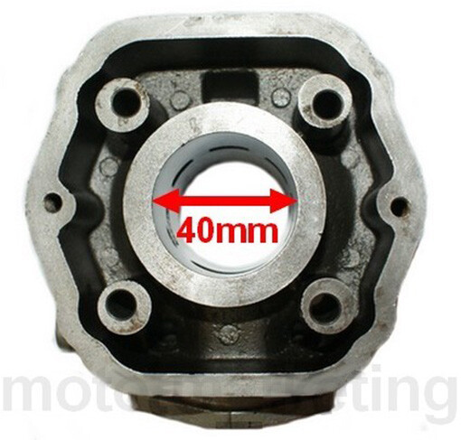 CILINDRO E PISTONE KIT TERMICO PIAGGIO APE MP 501 601 2? TIPO CAR P2 P3 - Foto 5