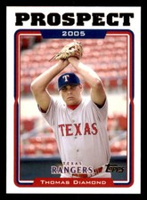 2005 Topps Updates & Highlights  #UH94 Thomas Diamond Texas Rangers