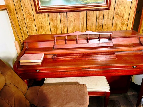 Vintage Kimball Upright Piano 733831 - Console Bench Sheet Music - Awesome Sound