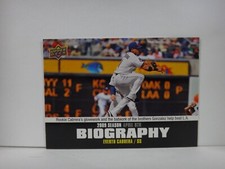 2010 Upper Deck Season Biography Everth Cabrera #SB-5