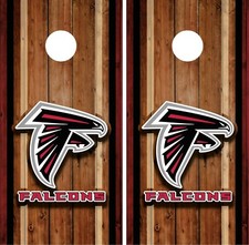 Atlanta Falcons Cornhole Board Vinyl Sticker Decal Skin Wrap Decor Designs VZ715