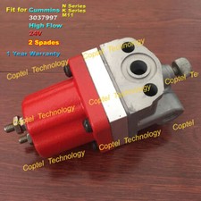 for   M11 NT855 KTA19 KT50 Solenoid Valve 3037997 24V High Flow 2-Terminal #W7