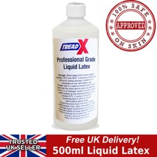 500ML WHITE LIQUID LATEX SKIN BODY PAINT Nail Art Peel Off Make Up HORROR SFX