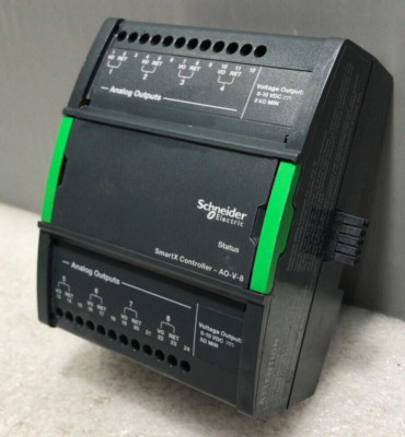   SCHNEIDER ELECTRIC SMARTX CONTROLLER AO-V-8 / SXWAOV8XX10001 W/ SXWTBIOW110001