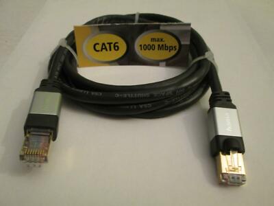 Hama 83130 High Performance Netzwerkkabel Modularstecker 8p8c Cat 6 