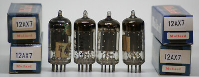 ECC83 Mullard 10M 1本　12AX7A / ECC803S 12ax7 mullard tubes long plate ecc83 lot tube valve ecc803s b339