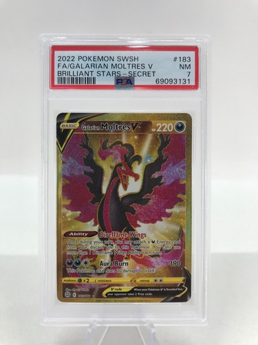 Galarian Moltres V graded PSA 7 for sale on eBay