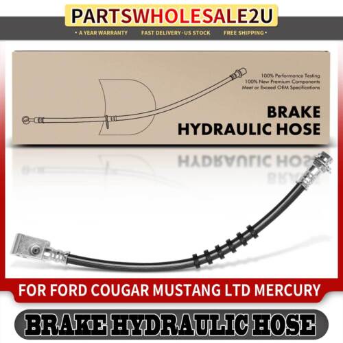 Rear Center Brake Hydraulic Hose for Ford Cougar Mustang Mercury Marquis Zephyr - 第 1/8 張圖片