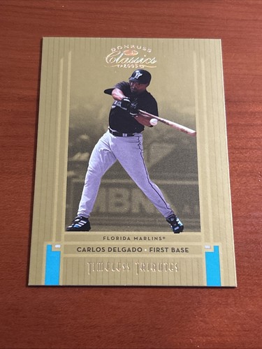 2005 Donruss Classics Timeless Tributes #176 5/50 Carlos Delgado - Picture 1 of 2