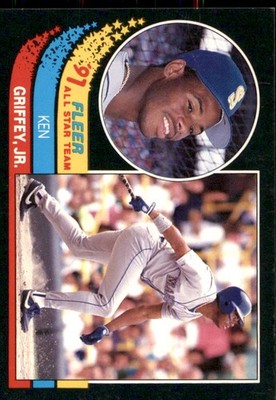 1991 Fleer #7 Ken Griffey, Jr. '91 Fleer All-Star Team