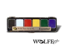 Wolfe 6 Color Palette/Face Paint Kit Essentials 