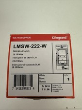 Wattstopper LMSW-222-W DLM Wired Switch 2B 2R White