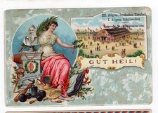 CHILE Germany Valparaiso german fest postcard 1902