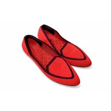 Birdies The Starling Red Knit Flats Women  s Loafer Workwear Travel Chic 8.5