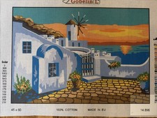 Printed needlepoint Tapestry 45x60cm Gobelin L Canvas Only