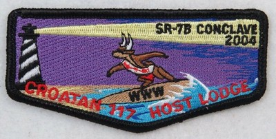 Croatan Lodge 117 S51 Flap 2004 SR-7B Conclave Host Lodge Surfing dee