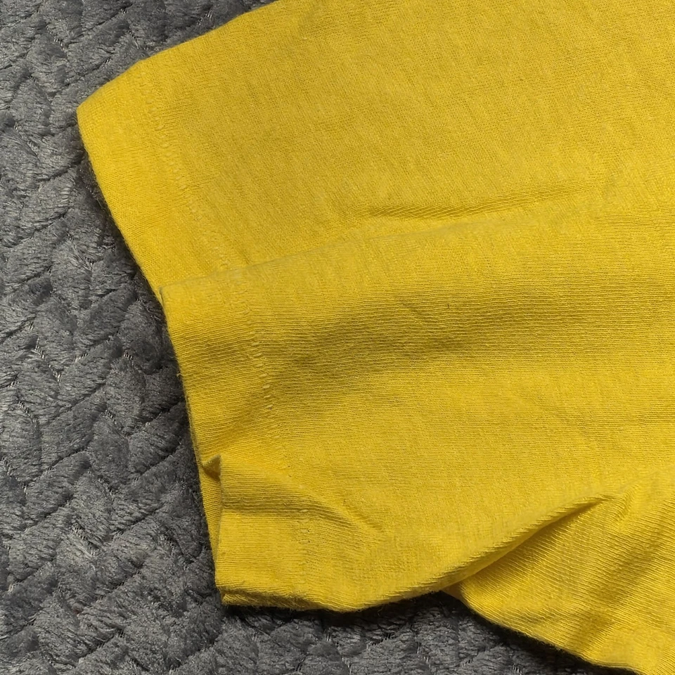 Camiseta De Colección Happy Days Fonzie "AAAAAY" Para Hombre *S/M* Amarilla Puntada Única 1976 TV Foto 4 de 4