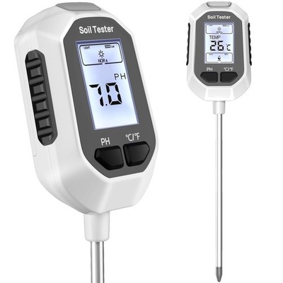 4-in-1 Soil Moisture Meter, Digital Plant Temperature/Soil Moisture  & PH Met...