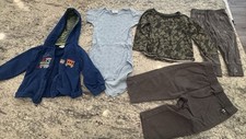 Assorted Baby Boy 6-9  9 Months Clothes, Jacket, Bodysuit, And Shirt/pants