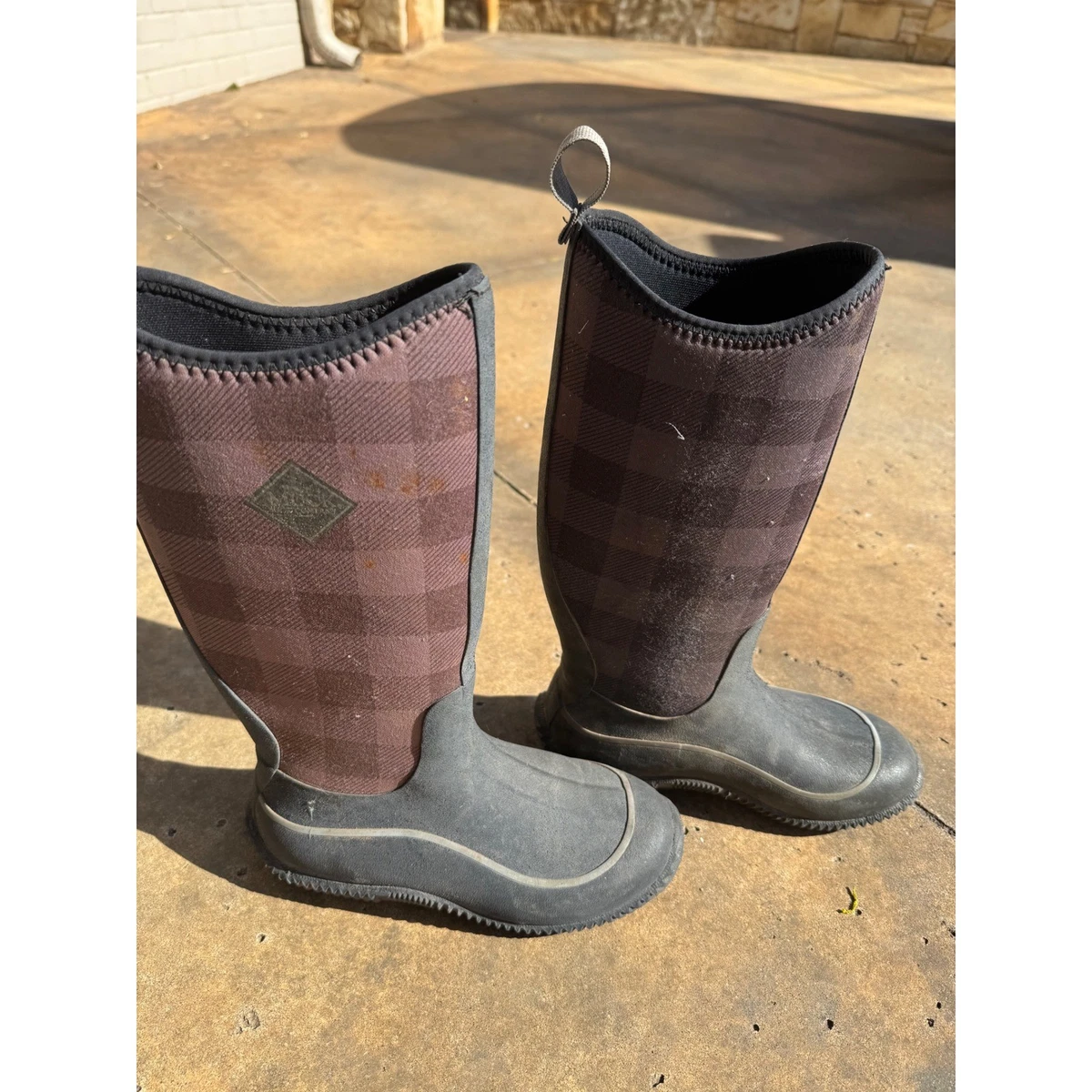The Original Muck Boot Company Hale Buffalo Plaid Women\'s 6 Waterproof Neoprene The Original Muck Boot Company Plaid Boots for Women | Mercari main image 4