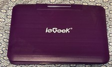 Iegeek purple portable dvd player