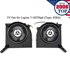 5V CPU+GPU Cooling Fan for Lenovo Legion 7-16ITHg6 82K6 FNKL FNKM DFS5L32G164860