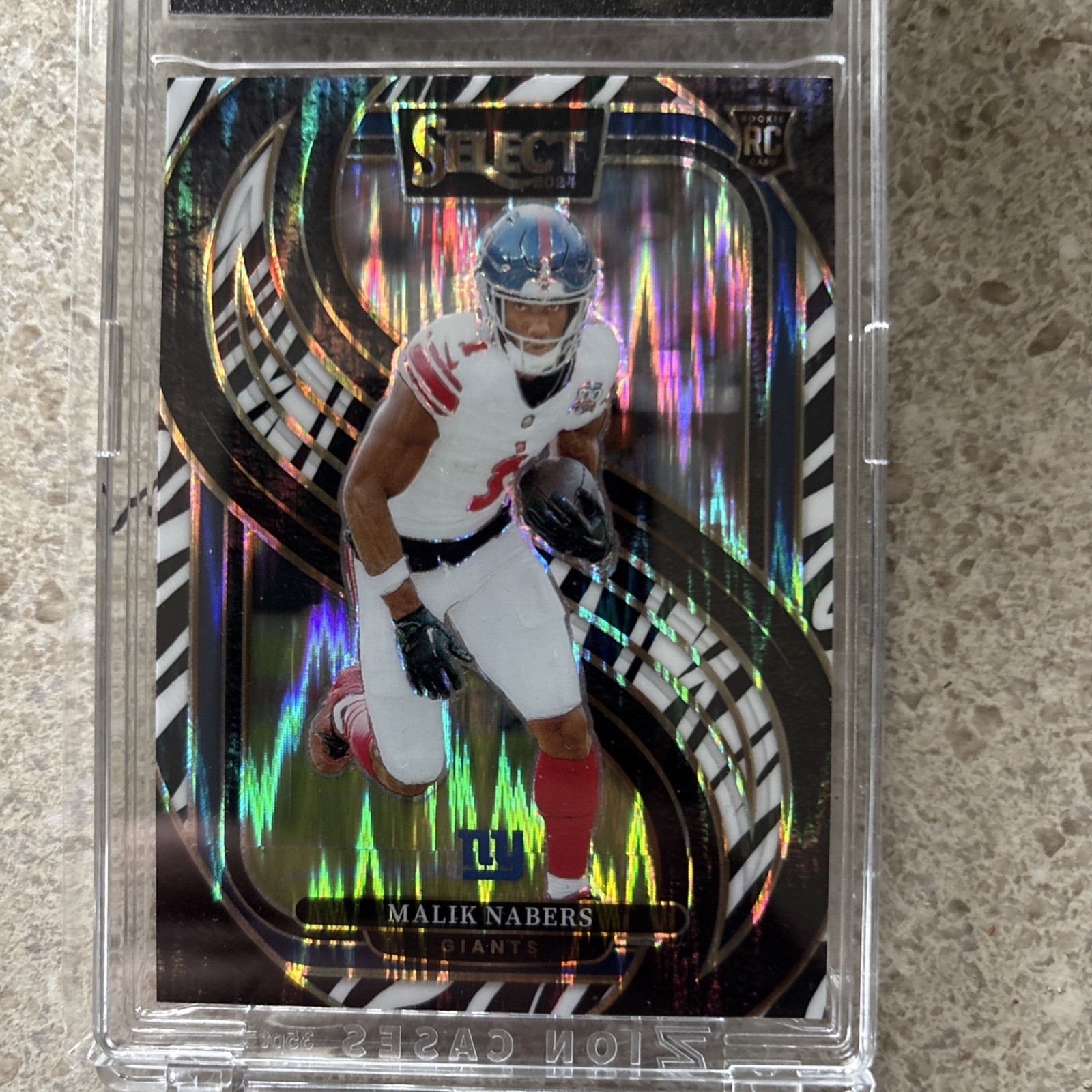 2024 Select Malik Nabers Zebra Premier Level