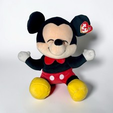 TY Beanie Baby - Disney Sparkle - Mickey Mouse 2023 Soft Body 7.5 inch NEW