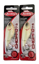 (2) Berkley Choppo 75 Topwater Plopper Lures 1/2 oz 3" Color Is Bone New