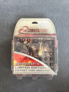 Everquest II Zboard Limited Edition Gaming Keyboard Keyset NEW - B