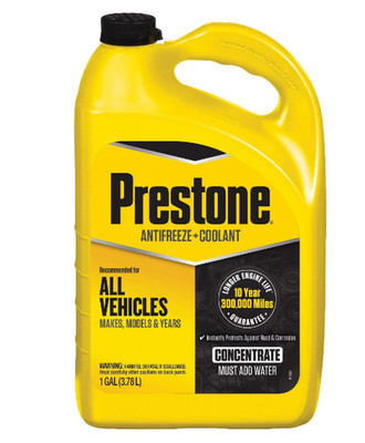 Prestone Universal Antifreeze and Coolant Concentrate for All Vehicles, 1 Gallon