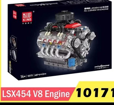 Mould King 10171 Technical Motorized LSX454 V8 With Box 14+