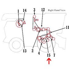 Shoe Conveyor Auger Drive Belt Fits 9560 9570 9650 9660 9670 9750 9760 9770 9860