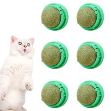 6 Pack Catnip Balls Natural Cat Toys